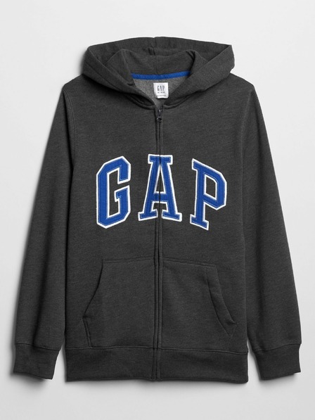 GAP Gyerek pulóver logóval és fleece béléssel GAP