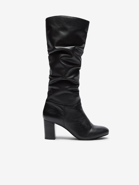 Dorothy Perkins Fekete bőr Dorothy Perkins csizma