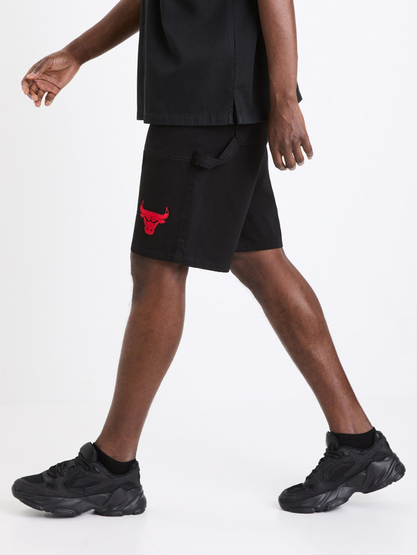 Celio Fekete férfi Celio NBA Chicago Bulls rövidnadrág