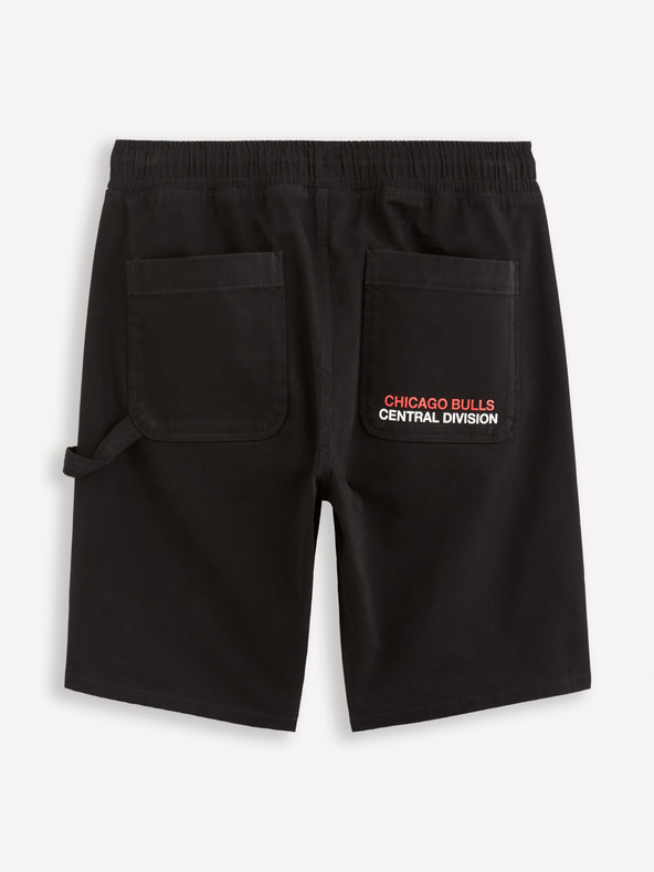 Celio Fekete férfi Celio NBA Chicago Bulls rövidnadrág