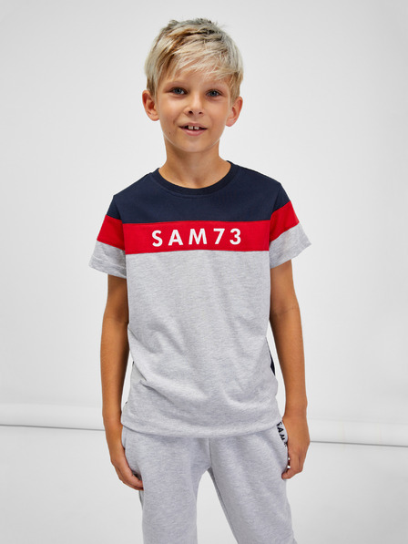 Sam 73 Kék-szürke csíkos fiú póló SAM 73 Kallan