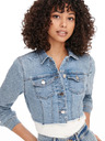 ONLY Világoskék női Crop Top farmerdzseki ONLY Wonder Wonder