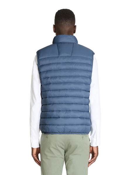 Celio Kék férfi steppelt mellény Celio Fulock