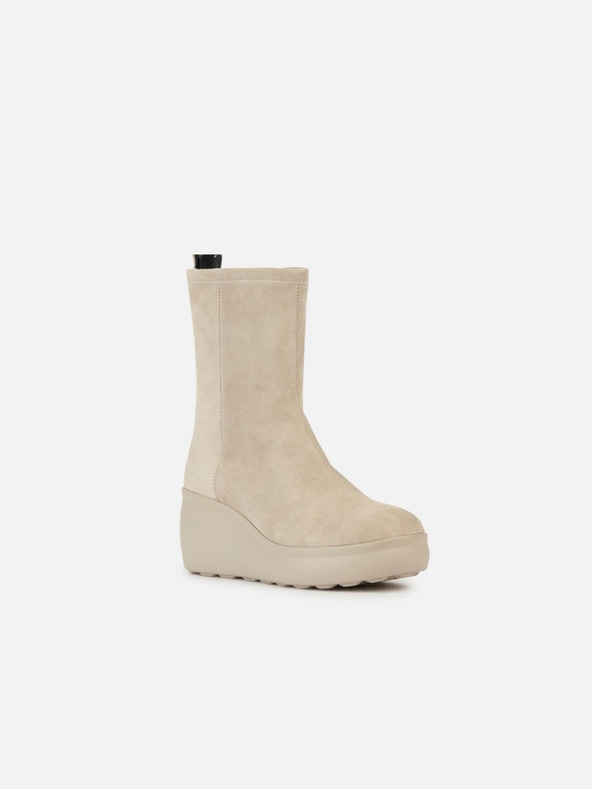 Geox Krémszínű női bokacsizma Geox Spherica Ec9