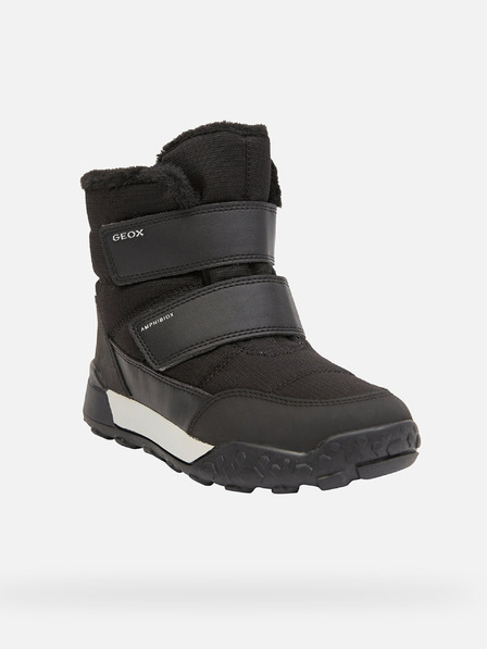 Geox Fekete fiú téli cipő Geox Trekkyup B Abx