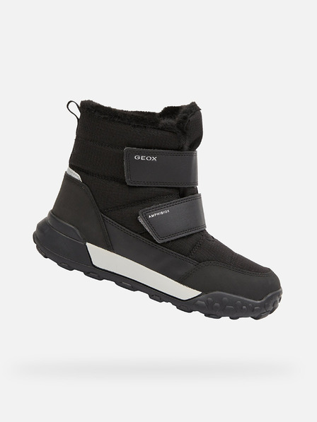 Geox Fekete fiú téli cipő Geox Trekkyup B Abx