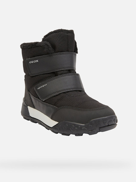 Geox Fekete fiú téli cipő Geox Trekkyup B Abx
