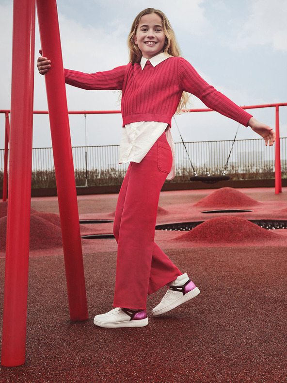 Geox Fehér Geox Mikiroshi Girl bokacsizma lányoknak