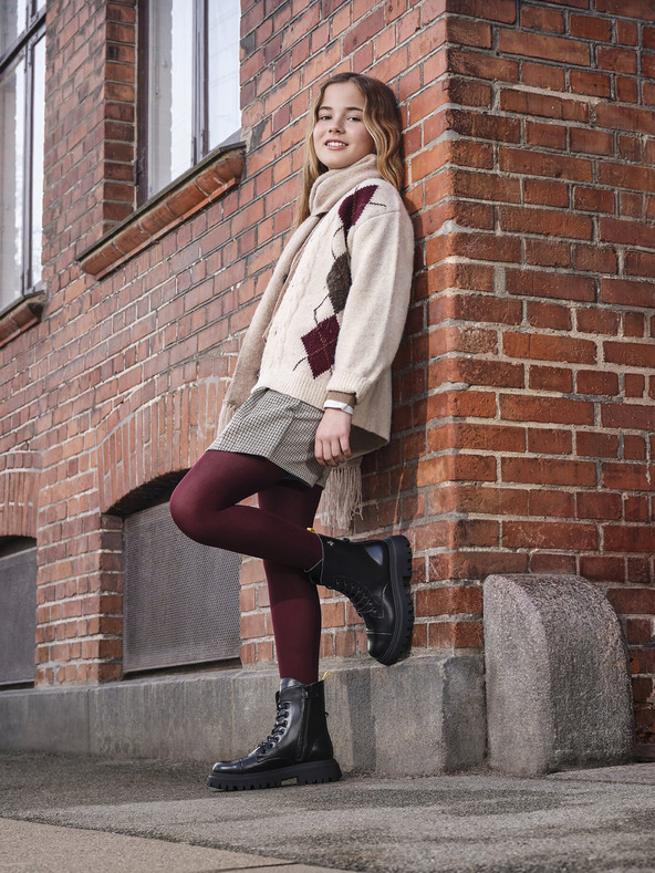 Geox Fekete Geox Maquinnerns lány bokacsizma