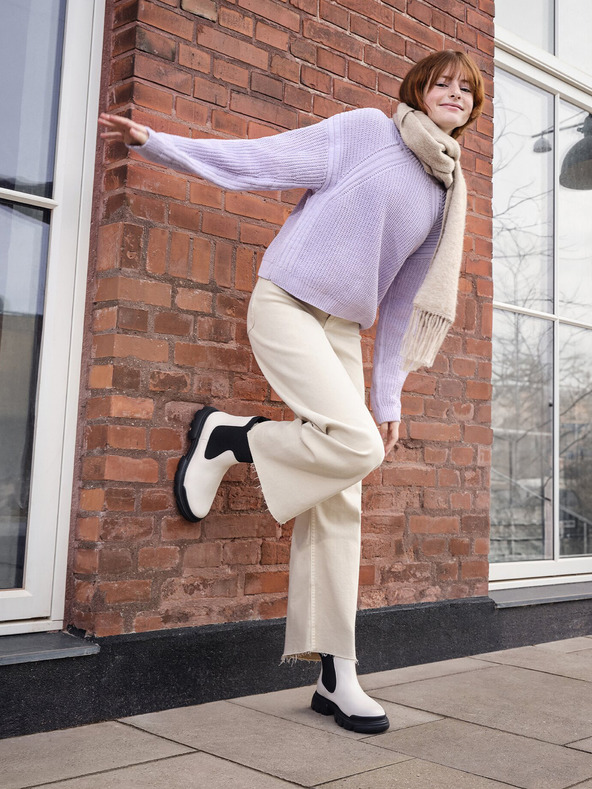 Geox Krém lányoknak bokacsizma Geox Junette Girl lány Geox Junette Girl