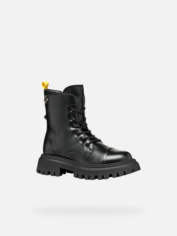 Geox Fekete Geox Maquinnerns lány bokacsizma