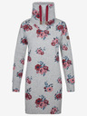 Loap Világosszürke női virágos ruha LOAP Ebuna