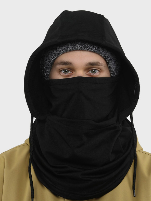 Horsefeathers Seneca kapucnis pulóver - fekete HORSEFEATHERS