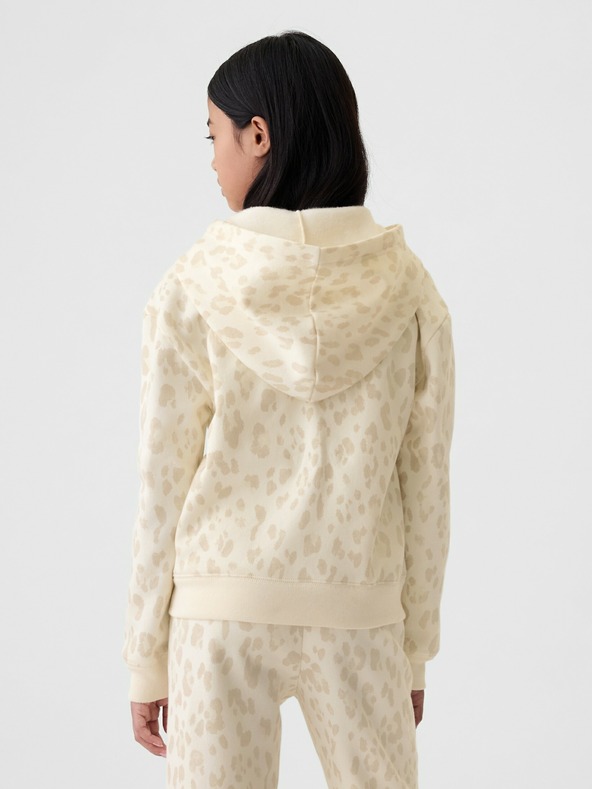 GAP Gyerek pulóver logóval és fleece béléssel GAP