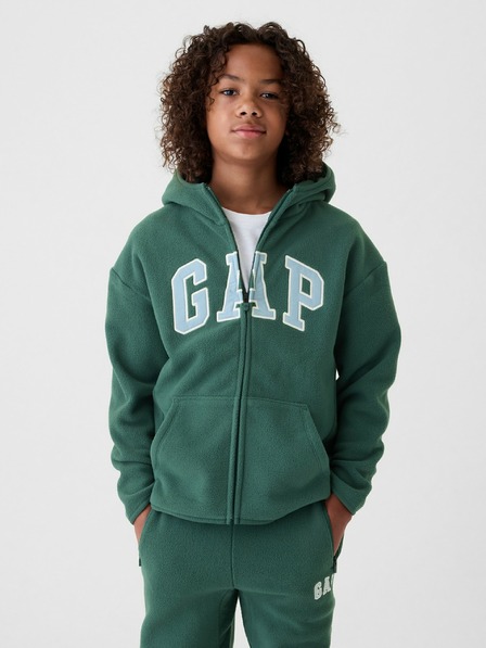 GAP Gyerek Pro Fleece logós pulóver GAP