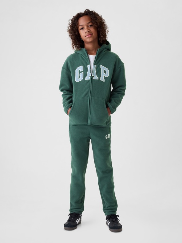GAP Gyerek Pro Fleece logós pulóver GAP