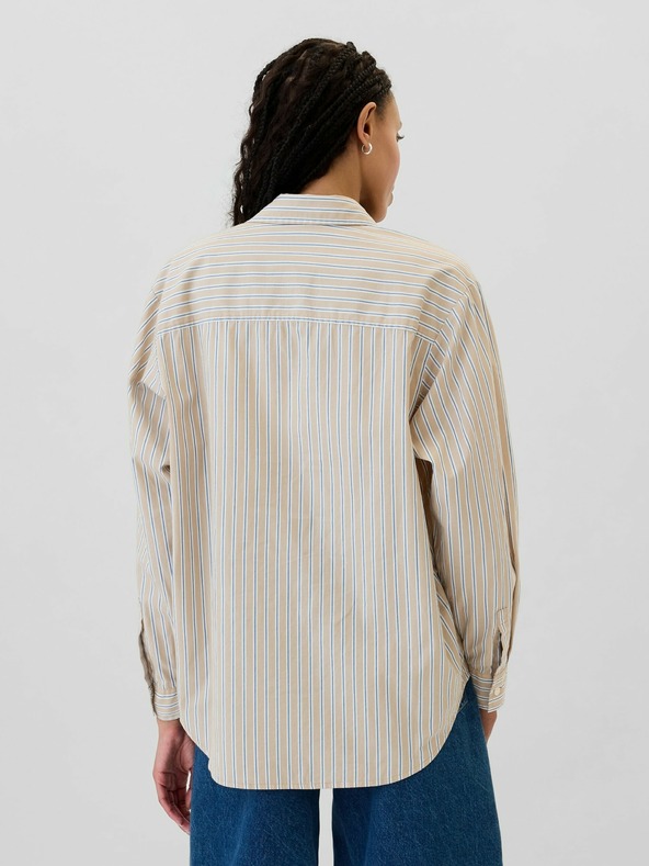 GAP Csíkos oversize Poplin Big Shirt ing GAP