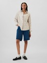 GAP Csíkos oversize Poplin Big Shirt ing GAP