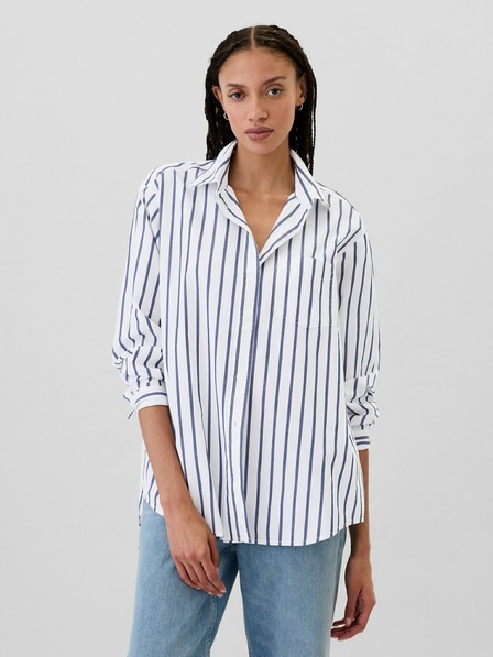 GAP Csíkos oversize Poplin Big Shirt ing GAP
