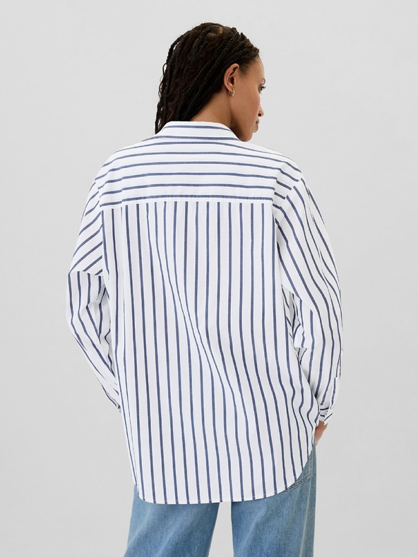 GAP Csíkos oversize Poplin Big Shirt ing GAP