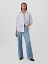 GAP Csíkos oversize Poplin Big Shirt ing GAP