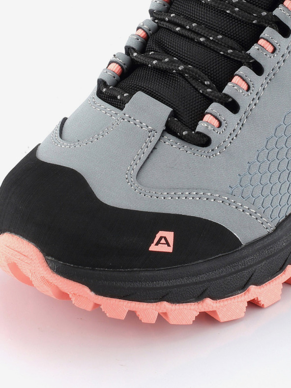 ALPINE PRO Fekete és szürke női kültéri bakancs membránnal PTX ALPINE PRO Kneiffe