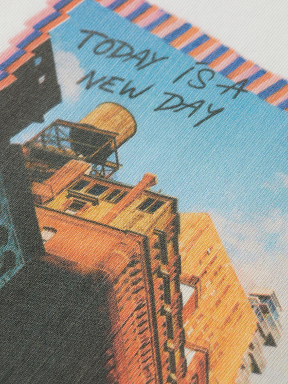 Scotch & Soda Fehér férfi Scotch & Soda x Joe Jonas póló