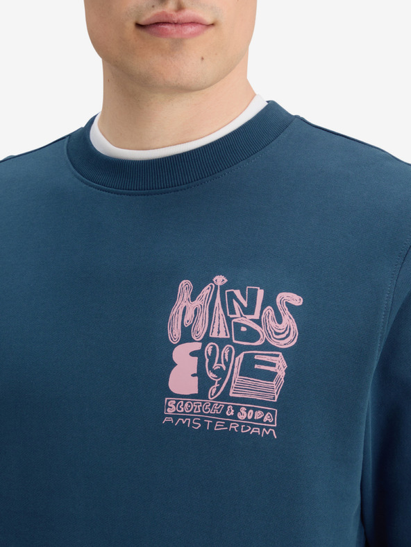 Scotch & Soda Férfi Scotch & Soda bal mellkasi művészi kivitelű melegítőfelső