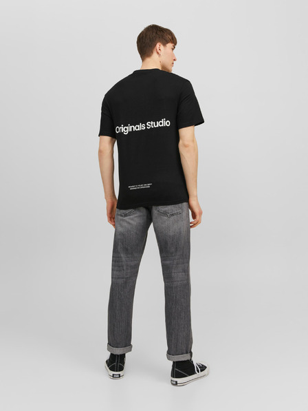Jack & Jones Fekete férfi Jack & Jones Vesterbro póló