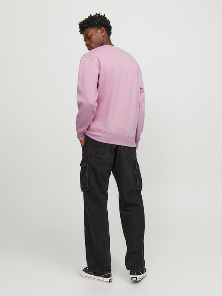 Jack & Jones Világos rózsaszínű férfi Jack & Jones Vesterbro kapucnis férfi pulóver