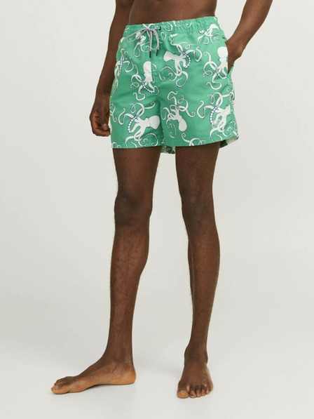 Jack & Jones Zöld férfi mintás fürdőnadrág Jack & Jones Fiji