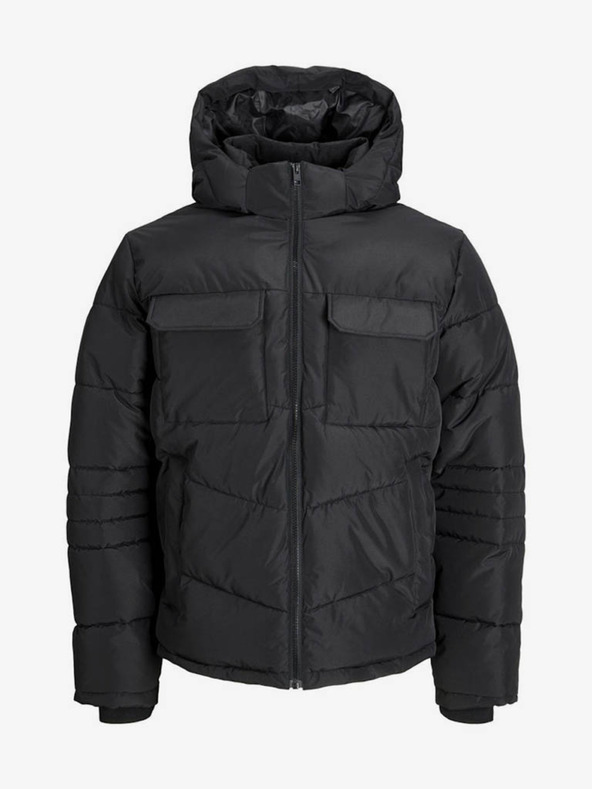 Jack & Jones Fekete férfi Jack & Jones Build steppelt dzseki