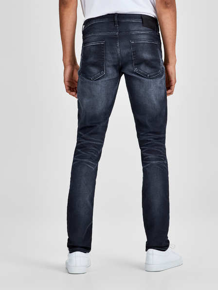 Jack & Jones Sötétkék slim fit farmernadrág hímzett hatással Jack & Jones Glenn