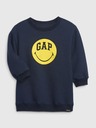 GAP Baby mikinás ruha Gap × SmileyWorld® GAP