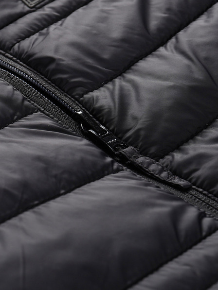 ALPINE PRO Gyermek fordítható kabát hi-therm ALPINE PRO DOUWO fekete