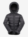 ALPINE PRO Gyermek fordítható kabát hi-therm ALPINE PRO DOUWO fekete
