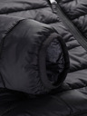 ALPINE PRO Gyermek fordítható kabát hi-therm ALPINE PRO DOUWO fekete