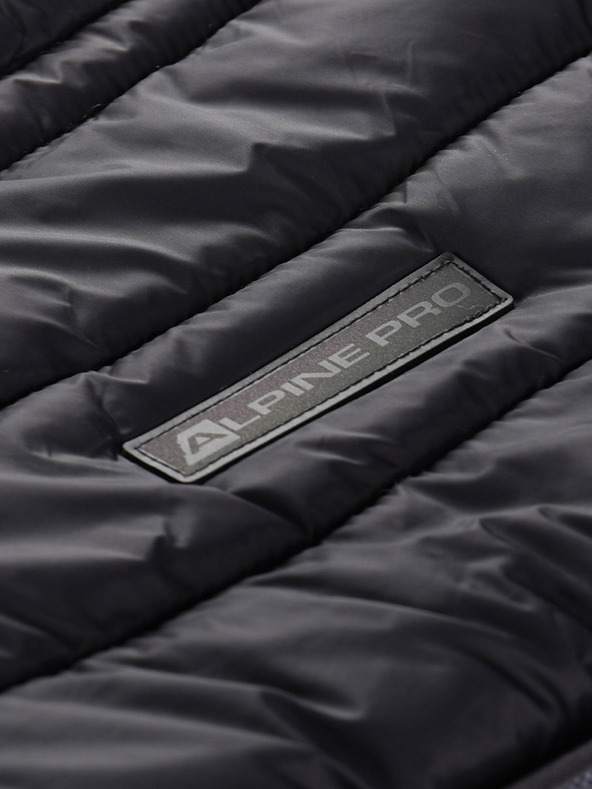 ALPINE PRO Gyermek fordítható kabát hi-therm ALPINE PRO DOUWO fekete