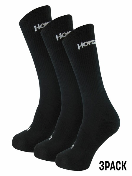 Horsefeathers Delete Premium 3Pack zokni - fekete 11 - 13 méret HORSEFEATHERS