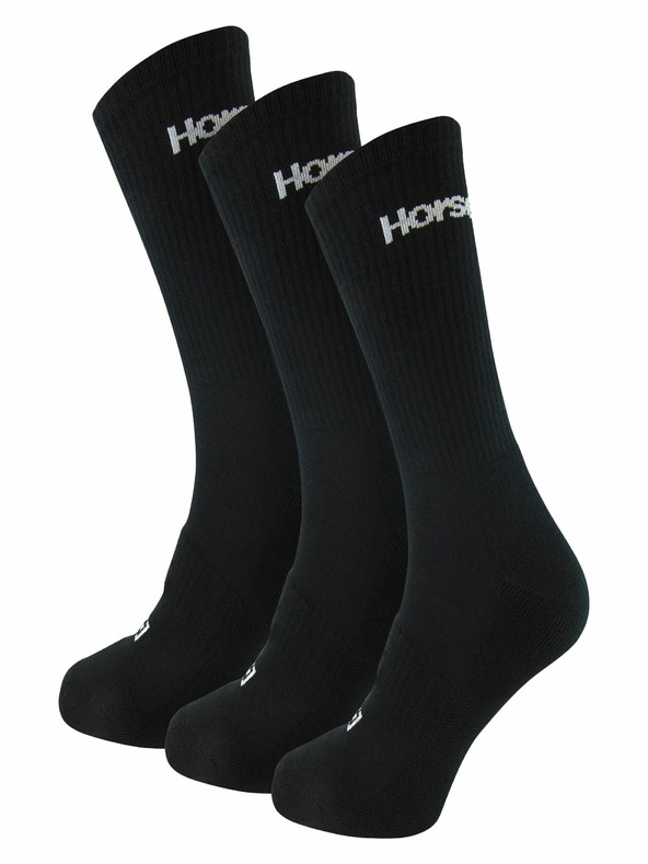 Horsefeathers Delete Premium 3Pack zokni - fekete 11 - 13 méret HORSEFEATHERS