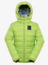 ALPINE PRO Gyerekek fordítható dzseki hi-therm ALPINE PRO DOUWO zöld