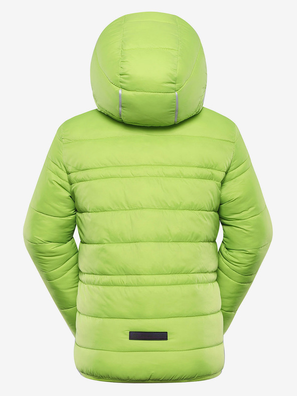 ALPINE PRO Gyerekek fordítható dzseki hi-therm ALPINE PRO DOUWO zöld