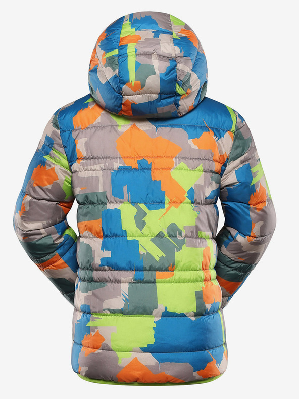 ALPINE PRO Gyerekek fordítható dzseki hi-therm ALPINE PRO DOUWO zöld