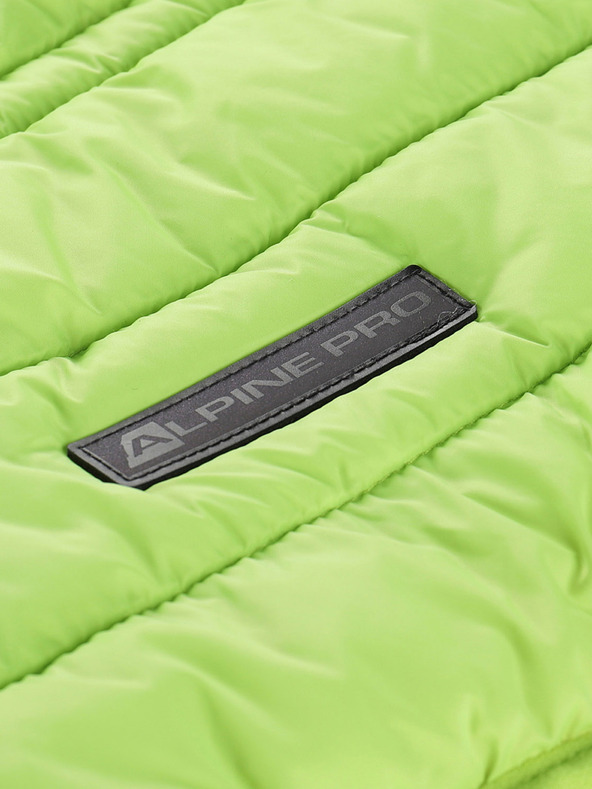 ALPINE PRO Gyerekek fordítható dzseki hi-therm ALPINE PRO DOUWO zöld