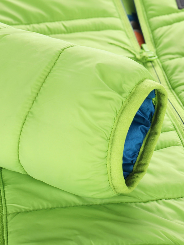 ALPINE PRO Gyerekek fordítható dzseki hi-therm ALPINE PRO DOUWO zöld
