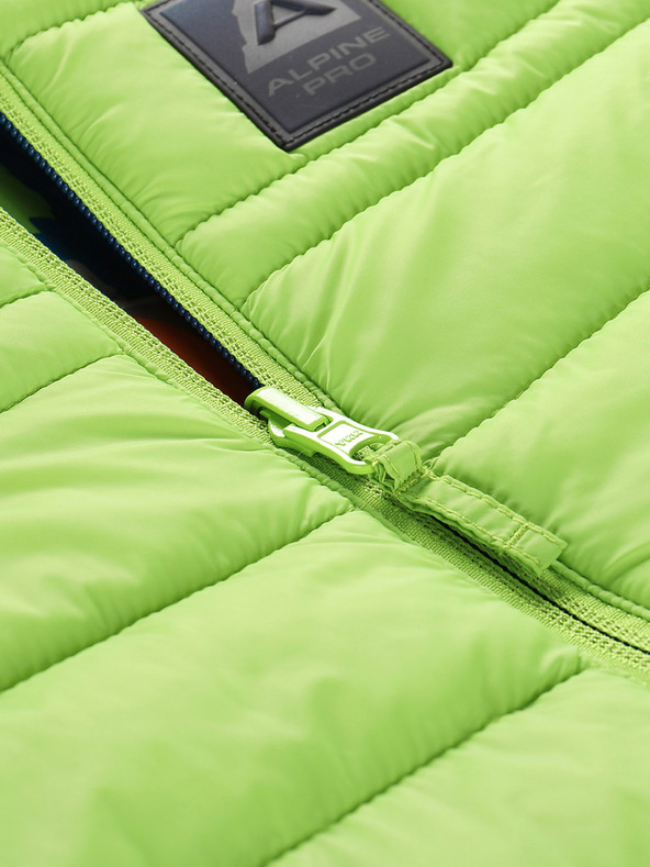 ALPINE PRO Gyerekek fordítható dzseki hi-therm ALPINE PRO DOUWO zöld