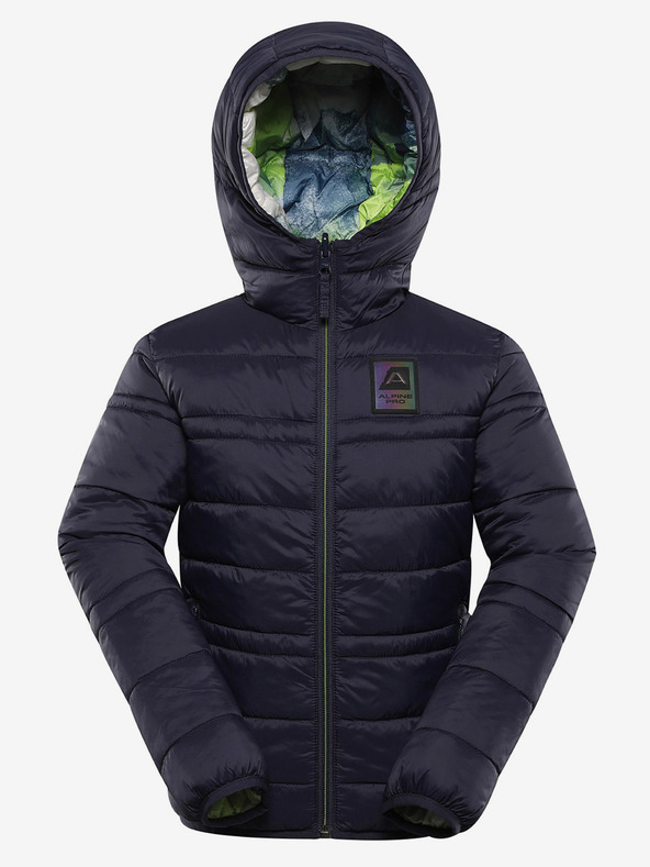 ALPINE PRO Gyermek fordítható kabát hi-therm ALPINE PRO DOUWO kék