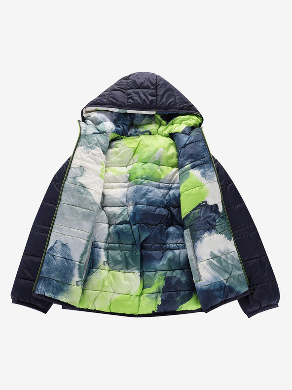 ALPINE PRO Gyermek fordítható kabát hi-therm ALPINE PRO DOUWO kék