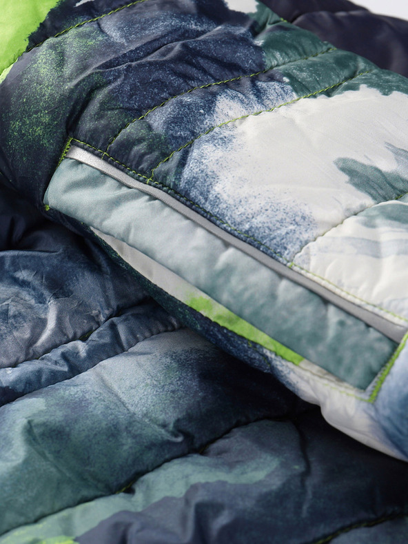 ALPINE PRO Gyermek fordítható kabát hi-therm ALPINE PRO DOUWO kék