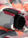 ALPINE PRO Szürkés-rózsaszín lánykabát PTX Alpine Pro Werdo membránnal